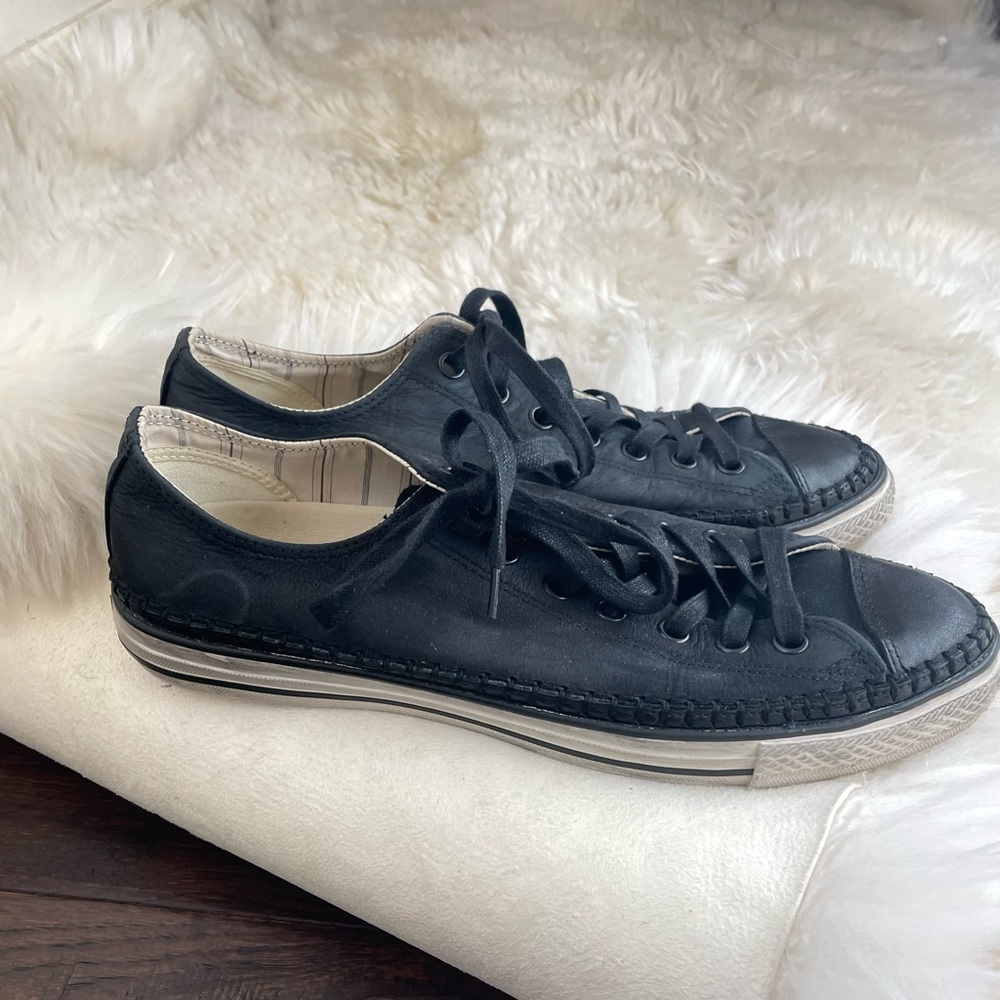 Vintage | rare John varvatos x converse leather low top sneakers / shoes